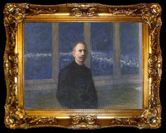 framed  Eugene Jansson Self-Portrait, ta009-2